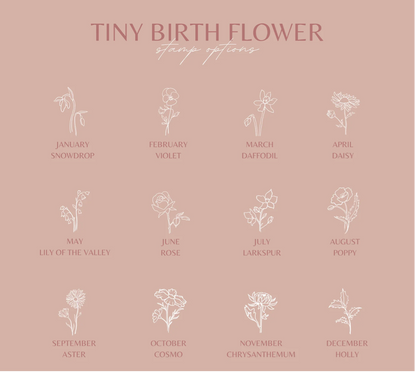 Story Charm - Birth Flower